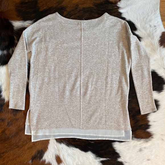 silence + noise Tan Sweater - Picture 3 of 4